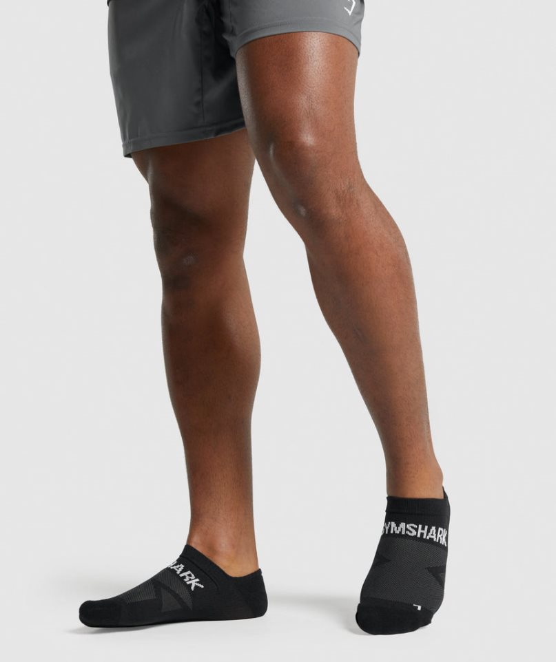 Gymshark No Show Performance Socks Black | CA N7165A